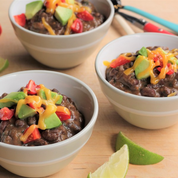 Vegetarian black bean chili